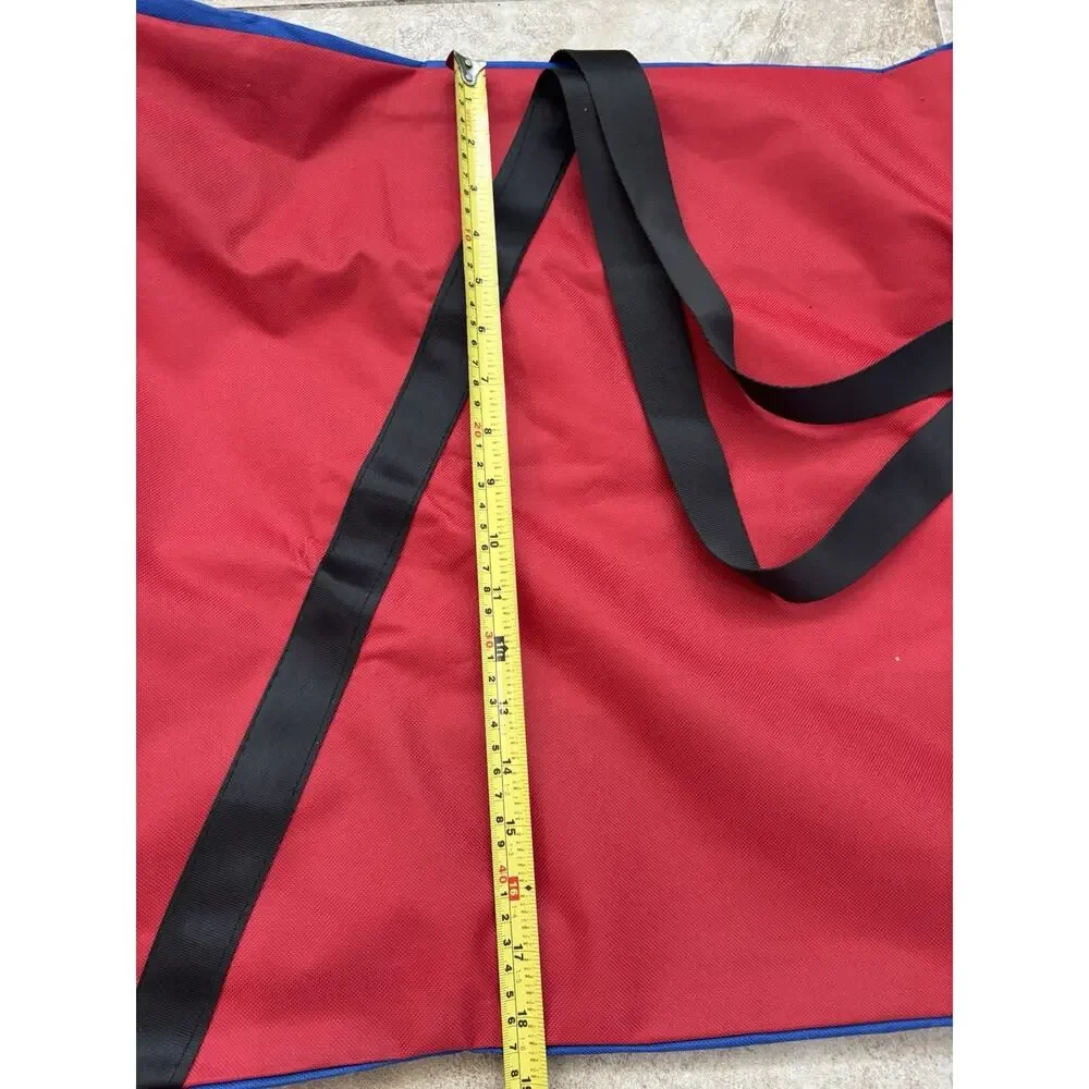 Large Heavy Duty Zippered Storage Carry‎ Bag Red Blue 45